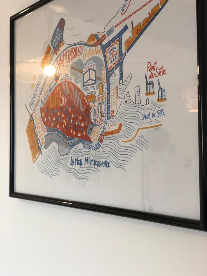 Chaleureux studio mansardé - cœur de ville de Sète Esterno foto